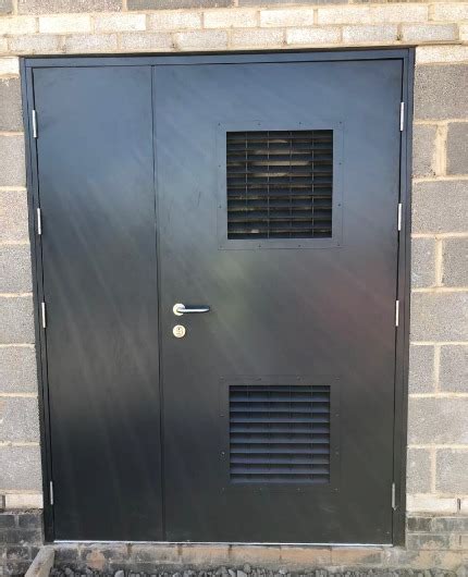 metal boiler house doors|fireproof boiler door installation.